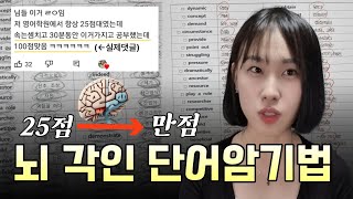 저는 이 방법으로 단어를 뇌에 새깁니다 한번 외우면 절대 안까먹는 단어암기법 수능 공무원 편입 영어 [upl. by Strade421]