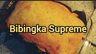 Special Bibingka Supreme Glutinous Rice Flour Recipe  Homemade Food [upl. by Aninaj]