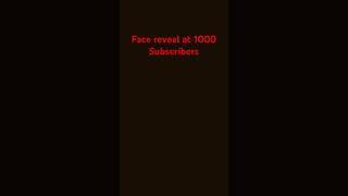 Face reveal at 1000 Subscribers facereveal [upl. by Aspasia161]