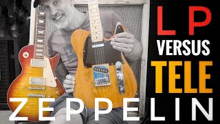 Zeppelin Clean Tone  Telecaster VS Les Paul [upl. by Ferneau]