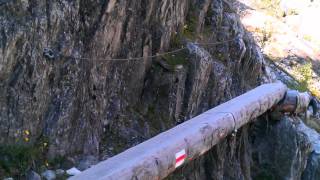 Foto Diashow Wanderung Panoramaweg Belalp nach Bettmeralp via Riederalp mit Hängebrücke [upl. by Anaujd543]