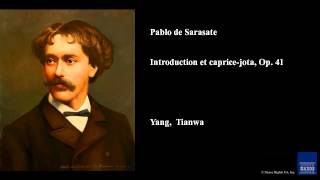 Pablo de Sarasate Introduction et capricejota Op 41 [upl. by Cave702]