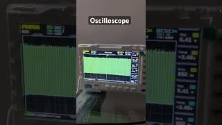 Oscilloscope capturing high frequency quadrature output signal oscilloscope engineering viral [upl. by Annaiuq]