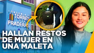 Encuentran restos de mujer dentro de maleta Policía es el principal sospechoso del feminicidio [upl. by Sharleen940]