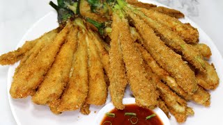 EVERYONE CAN MAKE THIS SIMPLE RECIPE CRISPIEST TASTIEST Fried Eggplant [upl. by Aw]