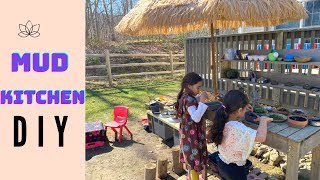 How to Create a Mud Kitchen for Children [upl. by Retsim]