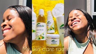 MY SKIN CARE ROUTINE  Affordable Portia M Products  Acne  Glowing skin  ​PortiaMSkin [upl. by Doehne]