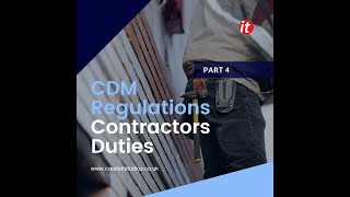 CDM Regulations Contractors Duties l createitstudios [upl. by Akinajnat678]