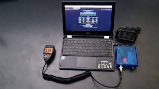 AllScan ANR100NB AllStar Netbook Node Demo  AllStarLink ASL RadioLess Node Acer R11 Debian 11 [upl. by Idaf]