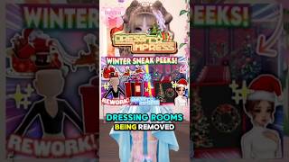 NEW CHRISTMAS SNEAK PEEKS 🎄 DRESSING ROOMS REMOVED dresstoimpress DTI roblox viral blowup [upl. by Anila]