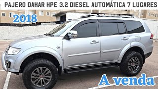 VENDIDO 🇧🇷 PAJERO DAKAR HPE 32 DIESEL AUTOMÁTICA 7 LUGARES 2018  ⚠ Leia Descrição abaixo 👇 [upl. by Osswald]