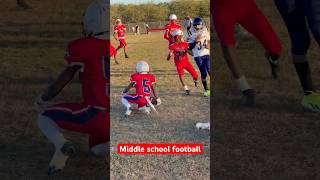 Great play Middle school football … almost to the crib [upl. by Guillermo2]