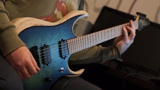 Fear Factory  Descent guitar playthrough [upl. by Amitarp]