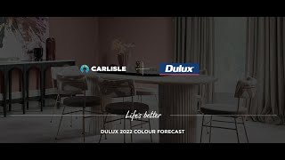 Carlisle Homes presents Dulux 2022 colour forecast [upl. by Lika]