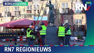 Marikenbeeld weer terug op vertrouwde plek  RN7 REGIONIEUWS [upl. by Evanne]