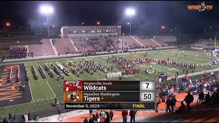 Massillon Tigers vs Westerville South Wildcats 1132023 [upl. by Lachman]