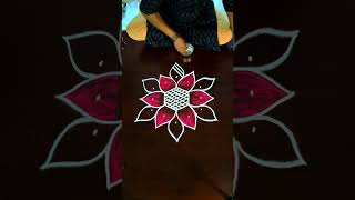 Simple Rangoli Design Use [upl. by Alcot493]