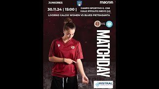 ASD Livorno Calcio Women vs Blues Pietrasanta [upl. by Melly802]