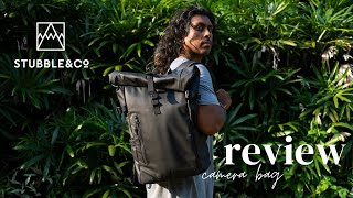 NEW StubbleampCo Roll Top Backpack Review  Good For Photographers [upl. by Meil]