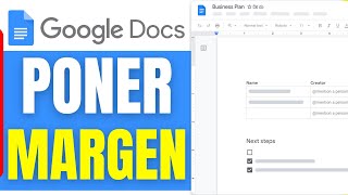 Cómo PONER MARGEN en Google Docs Documentos de Google 2024 [upl. by Beale]