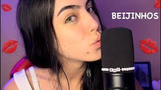 ASMR beijinhos no seu ouvido [upl. by Solita]