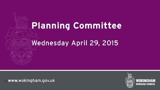 Planning Committee  290415 [upl. by Anneg]