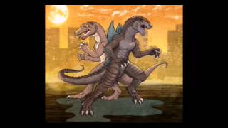 Godzilla USAGodzilla Zilla Jr Toonzilla and Komodithrax Bride Godzilla  Zilla Jr tribute [upl. by Zebe598]