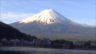 Reflection of Beautiful Mount FUJI on Lake KawaguchiHanShan Temple Bells PEACE Music [upl. by Kuehn]