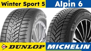 Dunlop Winter Sport 5 vs Michelin Alpin 6 [upl. by Lika]