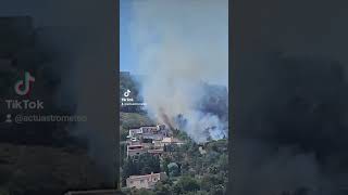 🔥 Un incendie concerne les hauteurs de MandelieulaNapoule 📅 date  22072024 [upl. by Assilav]