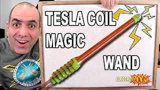 Making a Tesla Coil Magic Wand to Celebrate 5 MILLION SUBS [upl. by Romine]