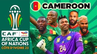 CAMEROON SQUAD AFCON 2024  AFRICA CUP OF NATIONS COTE DIVOIRE 2023 [upl. by Nicolau]