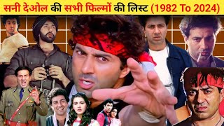 Sunny Deol All Movies List 1982 To 2024 Hit or flop movies list Box Office Report Verdict [upl. by Rosenblast]