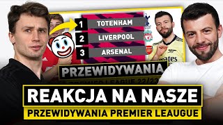 REAGUJEMY na nasze PRZEWIDYWANIA tabeli PREMIER LEAGUE 2223 [upl. by Ecylla]