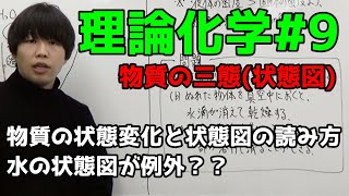 【高校化学】物質の三態（状態図）【理論化学9】 [upl. by Naomi]