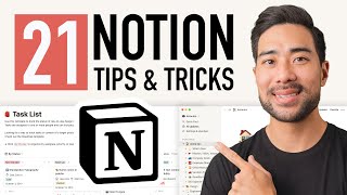 21 Useful Notion Tips and Tricks For Productivity [upl. by Nima]