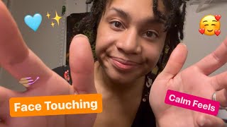 ASMR  Calming Face Touching amp Hand Movements [upl. by Gusba]