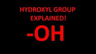 Hydroxyl functional group explained [upl. by Adahsar947]