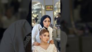 عروسه یا عروسک؟😍 آموزششینیون سالنزیباییتهران شنیونمو عروس wedding bride makeupartist [upl. by Nalra]