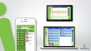 Die App mit Familienkalender FamilienChat Einkaufslisten Familienplaner [upl. by Filberto]