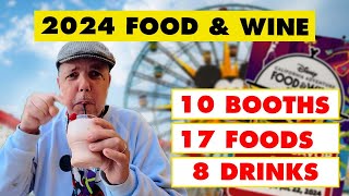 We tried EVERY FOOD and LOTS of drinks at the 2024 Food and Wine Festival [upl. by Llerut609]