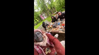 Making Raclette in the Garden with the Gang [upl. by Ahseen]