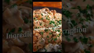 Chicken And Mushrooms In Creamy Sauce 😋🥰 [upl. by Herald53]