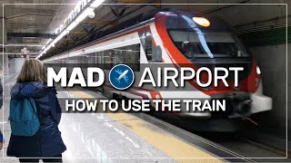 ➤ the MADRID airport TRAIN 🚇 046 [upl. by Olly117]