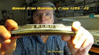 Hohner Echo Harmonica C Mod 1498 48 Octave Tuned [upl. by Sillihp]