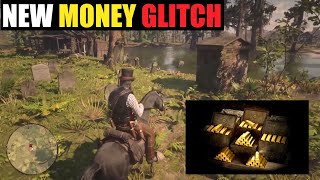 Red Dead Redemption 2  NEW Unlimited Money Glitch  NEW Location   Unlimited Gold  Story Mode [upl. by Au]