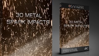 30 Metal Spark Impacts in 4K [upl. by Athiste866]