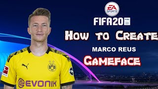 FIFA 20  How to Create Marco Reus  Gameface [upl. by Llednor]