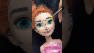 Following Barbie makeup Vlog on my Doll🩷💄 shorts barbie art makeup [upl. by Harold]