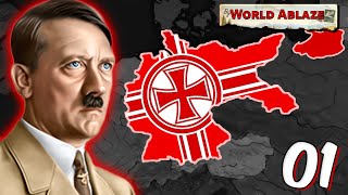 EN ZOR MOD  Hearts of Iron IV World Ablaze  1 [upl. by Machos153]